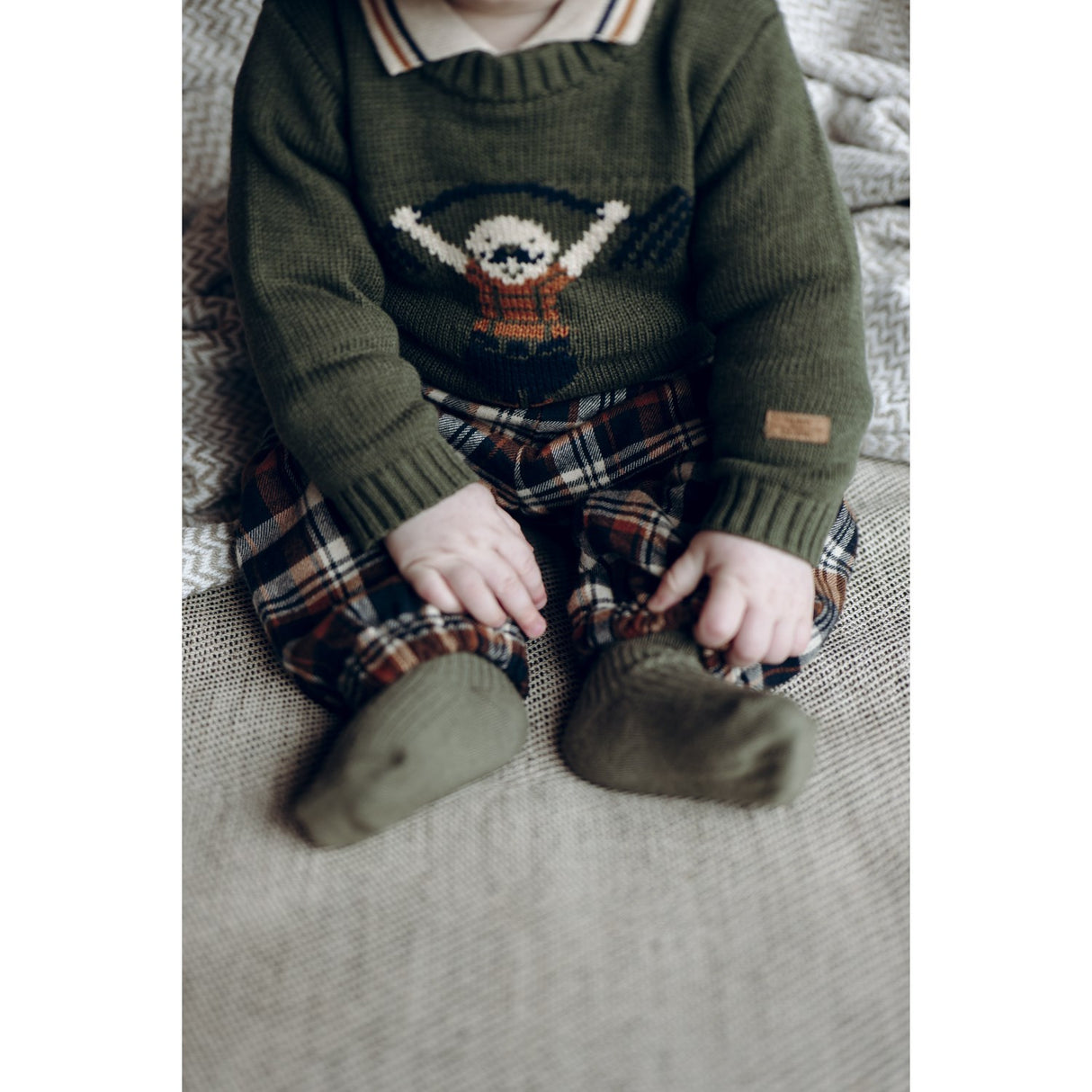 Hust & Claire More Navy Tobby Urban Check