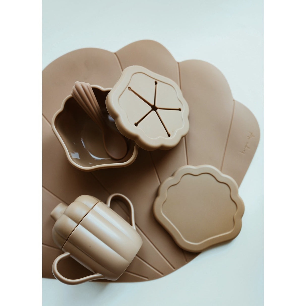 Konges Sløjd Terra Cotta Silikone Clam Sæt