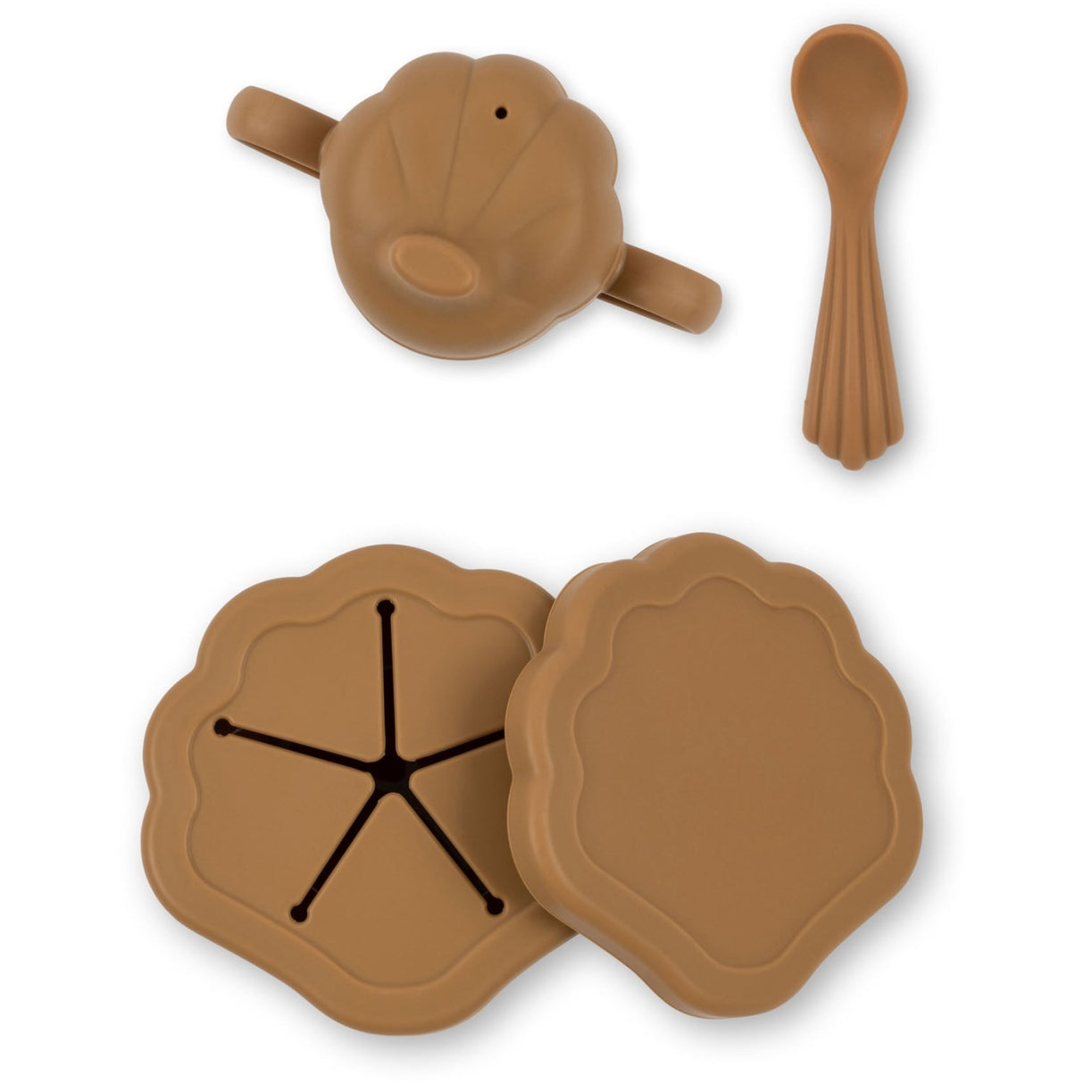 Konges Sløjd Terra Cotta Silikone Clam Sæt