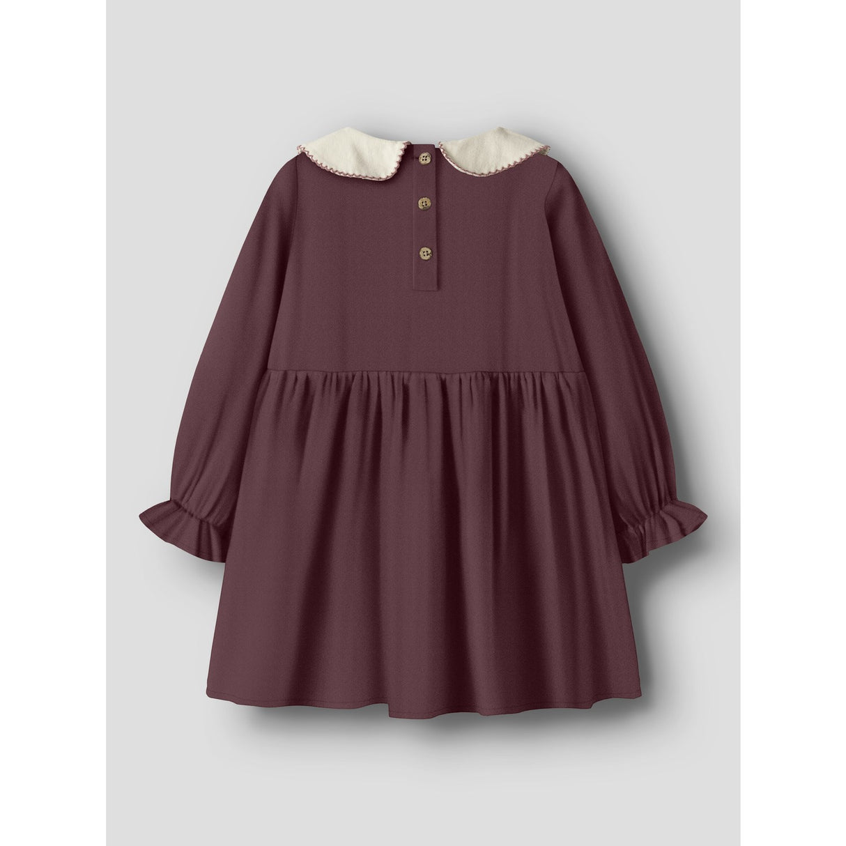 Lil'Atelier Catawba Grape Nmfrebel Ls Kjole Solid Lil