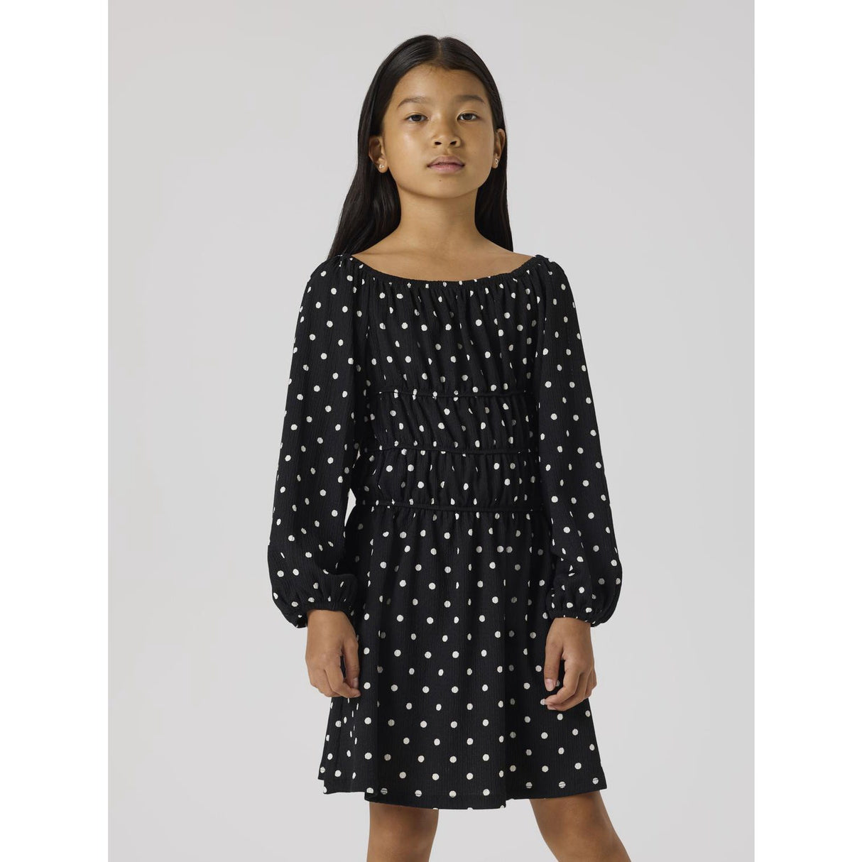 Name It Black Nkfrachel Ls Kjole