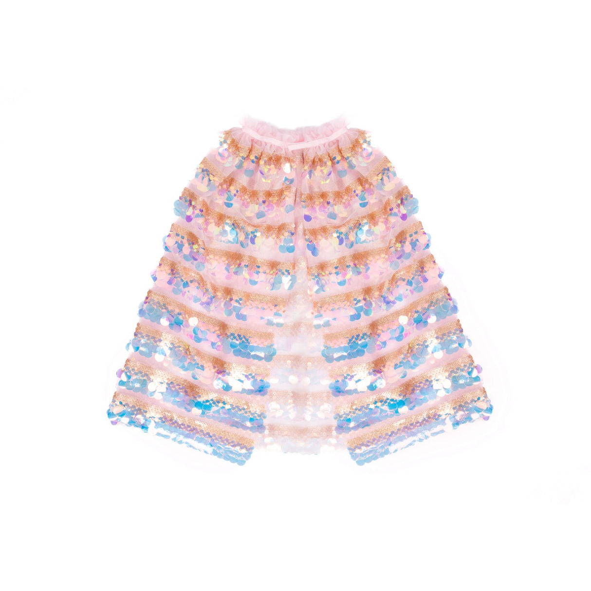 Great Pretenders The 5th Avenue Paillette Kappe, Gold/Light Pink