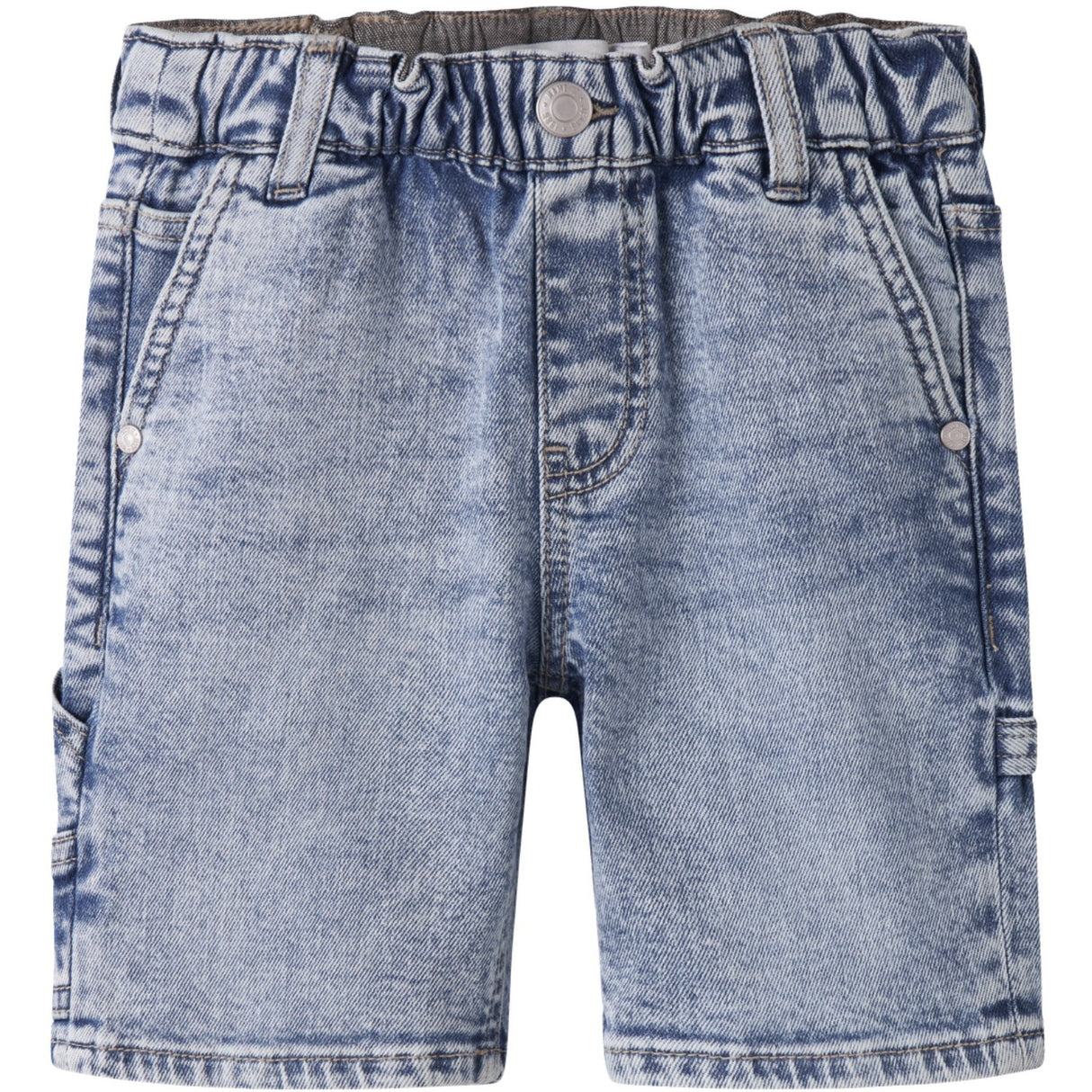 Name It Light Blue Denim Nmmben Loose Dnm Bermuda 8620-Bc Noos