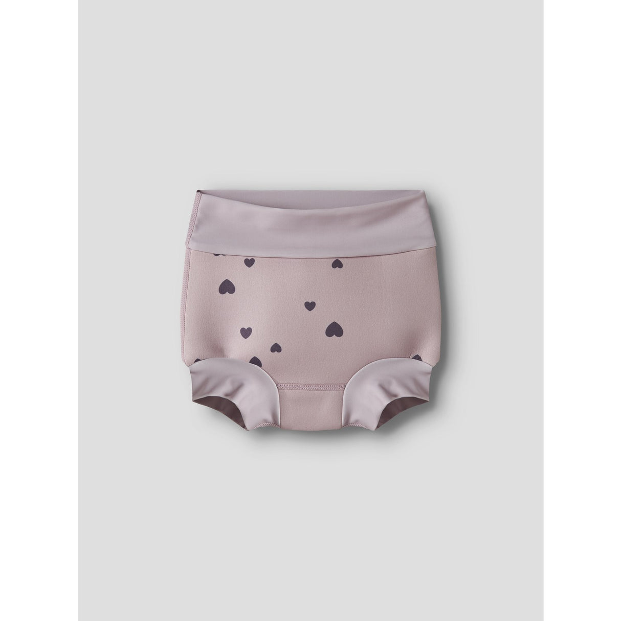 Name It Burnished Lilac Nmfzippa Blebadebukser Med Skjold