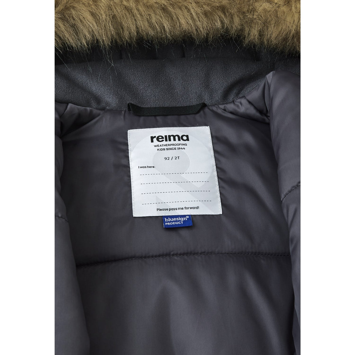 Reima Gotland Soft Black Reimatec Vinter Flyverdragt