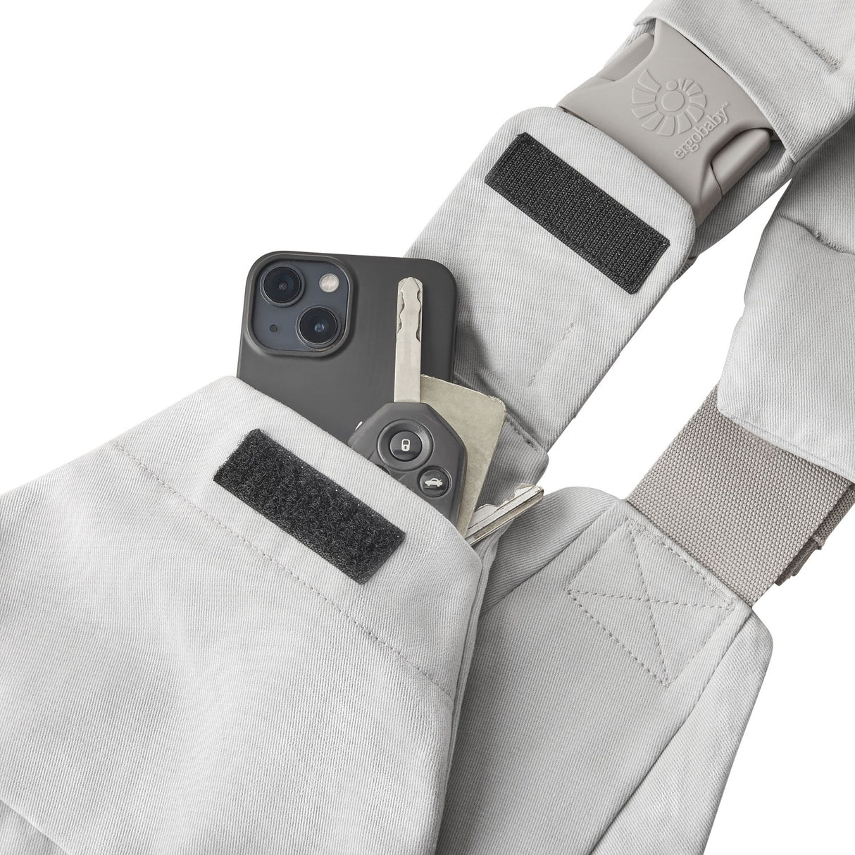 Ergobaby Pearl Grey Upsie Slynge Bæresele