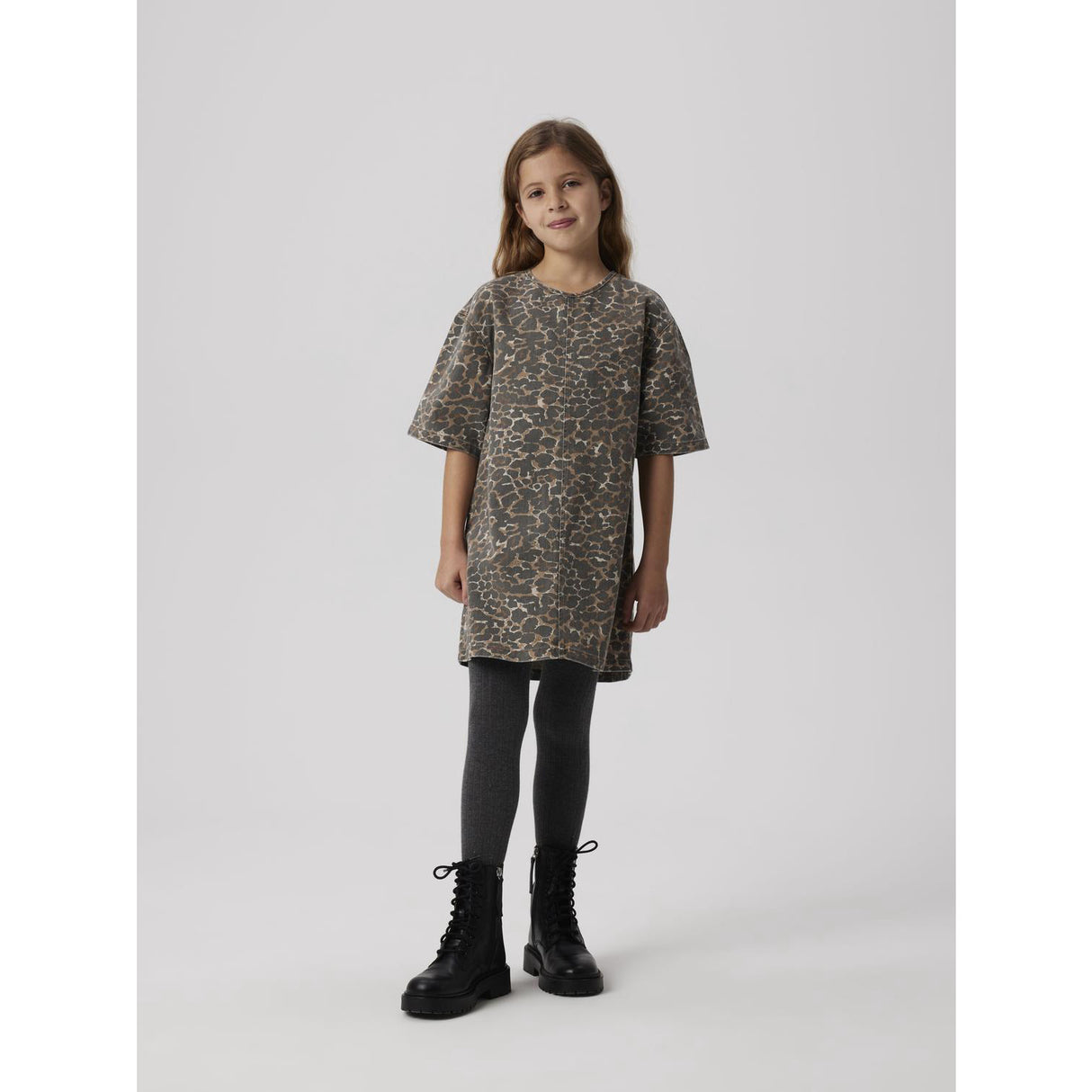 Name It Affogat Leo Washed Down Nkfleo Twill Kjole 4002-Td T