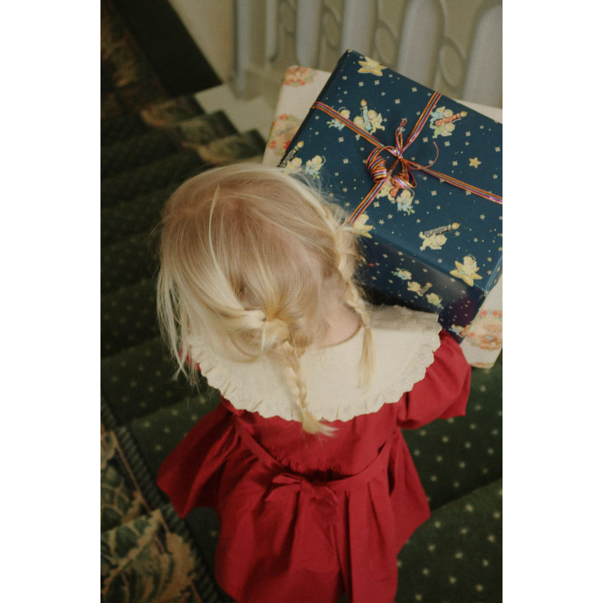 Konges Sløjd Red Dahlia Coeur Krave Kjole Gots