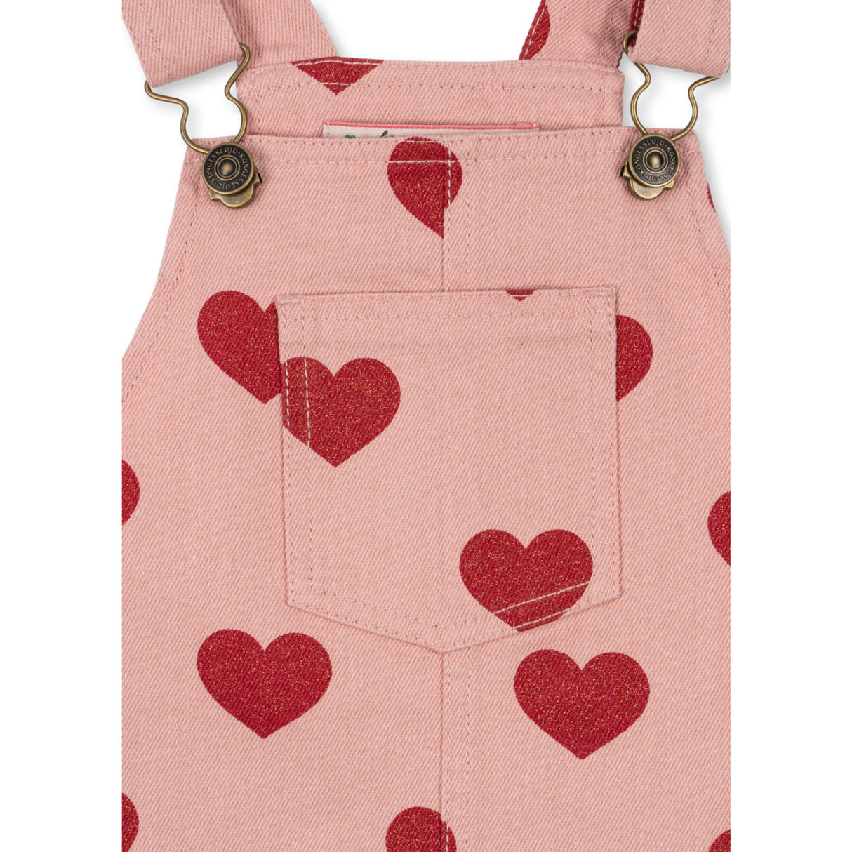 Konges Sløjd Amour Glitter Magot Overall Kjole Denim Gots