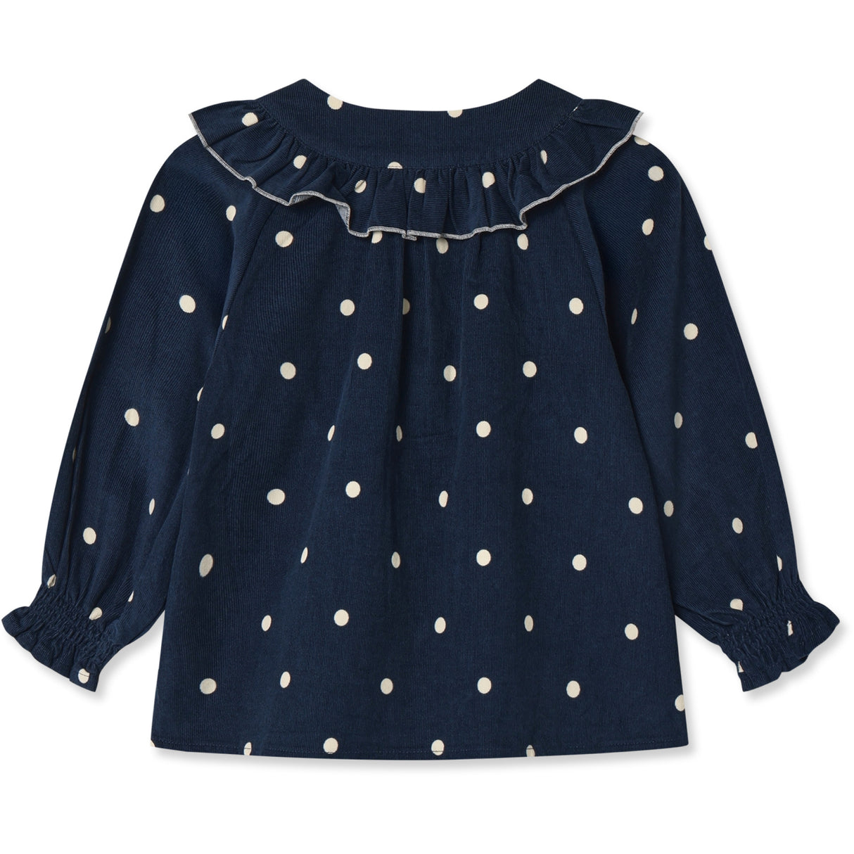 Fliink Insignia Blue AOP Dolly Dot Bluse