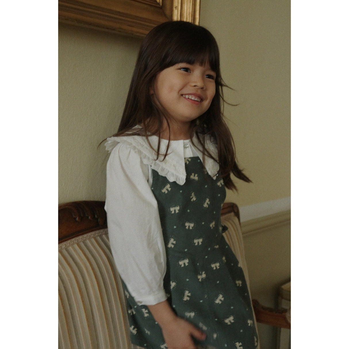 Konges Sløjd Optic White Coeur Krave Skjorte Gots