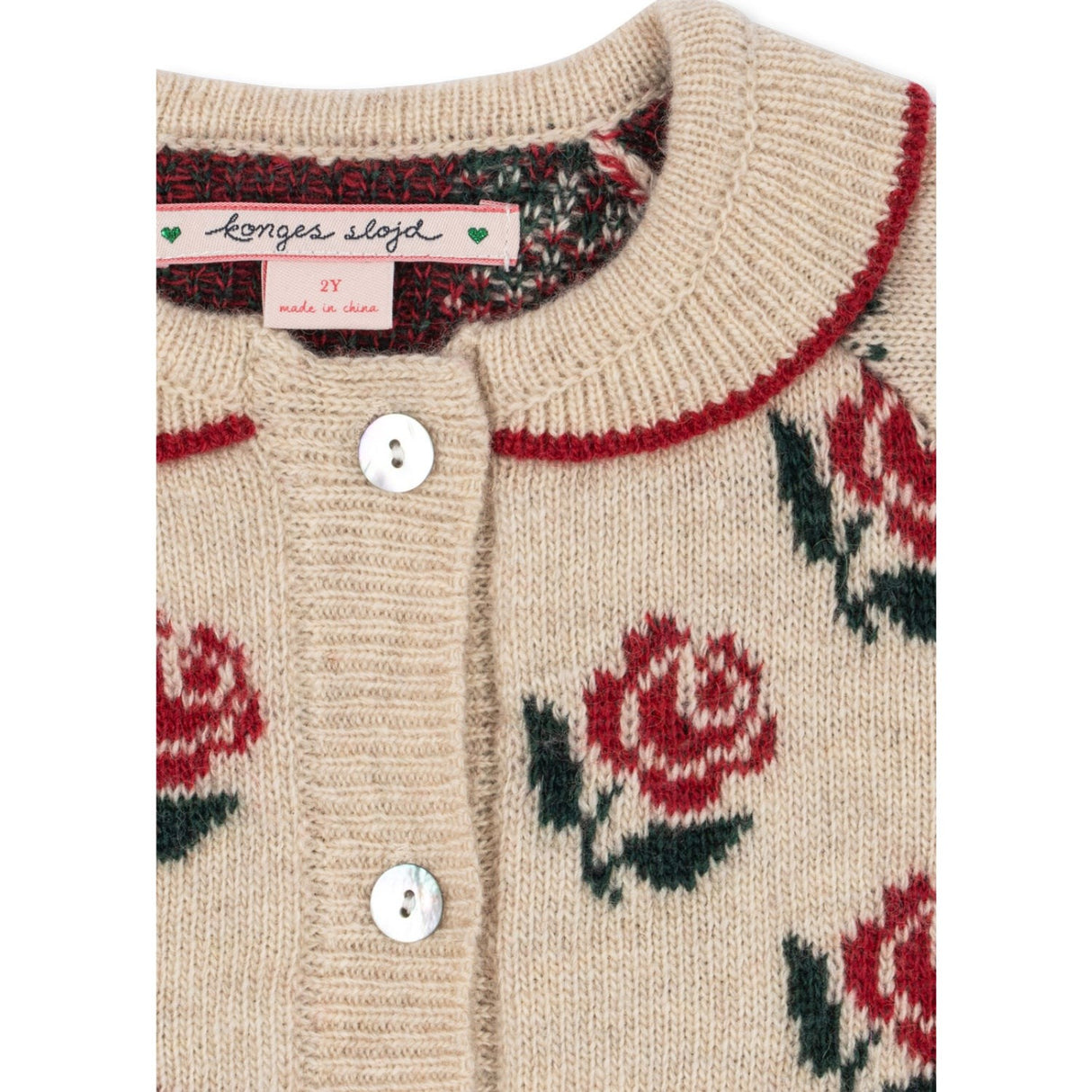 Konges Sløjd Rose Belou Strik Krave Cardigan