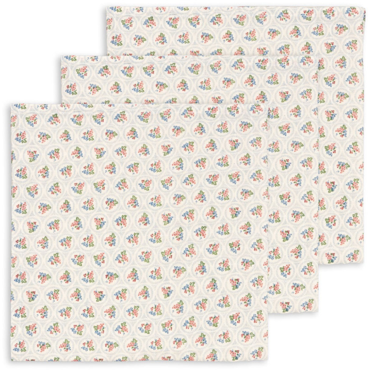 Konges Sløjd Verona Blues 3 Pak Stofbleer Gots