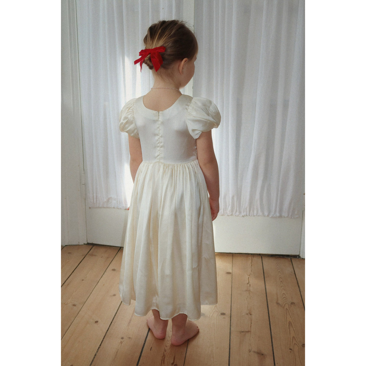 Konges Sløjd Barbados Cherry 2 Pak Fløjl Dobbelt Sløjfe Hair Clips