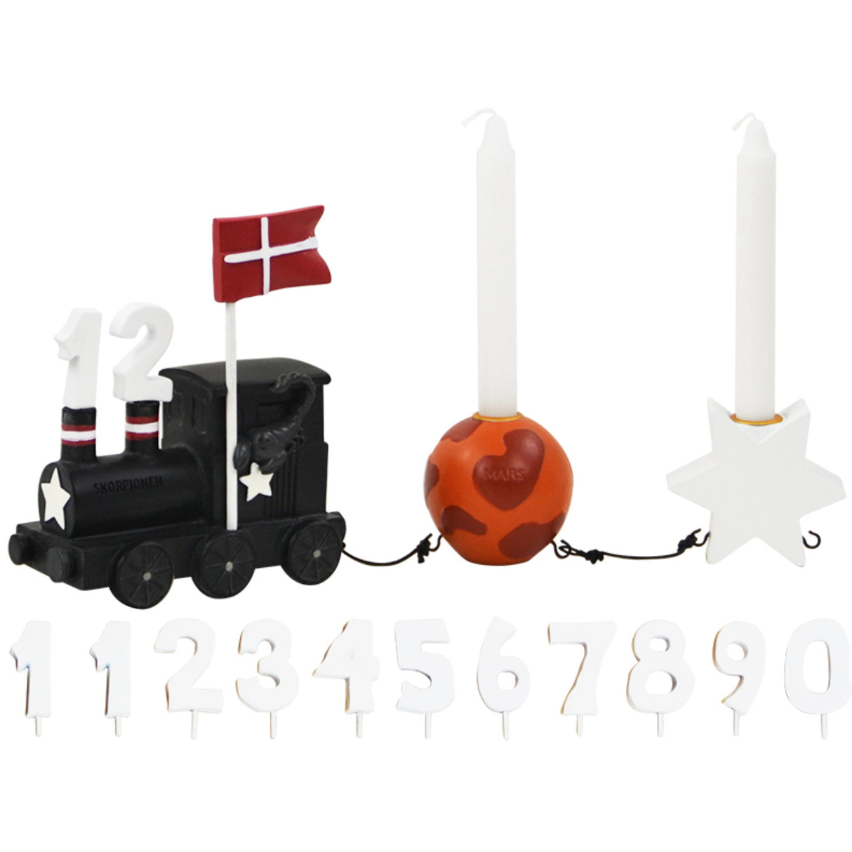 Kids by Friis Skorpionen Fødselsdagstog M. Planet Og Stjerne