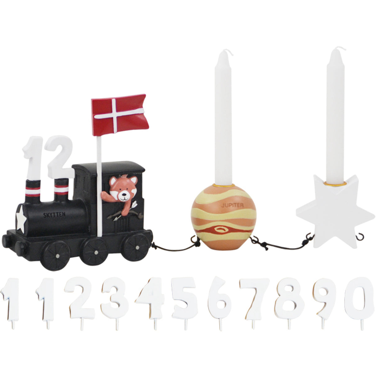 Kids by Friis Skytten Fødselsdagstog M. Planet Og Stjerne