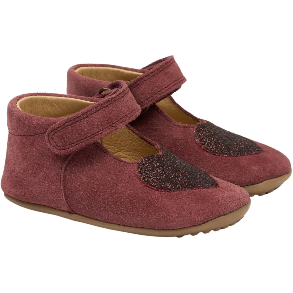 Pom Pom Dark Burgendy Futter Ballerina Heart