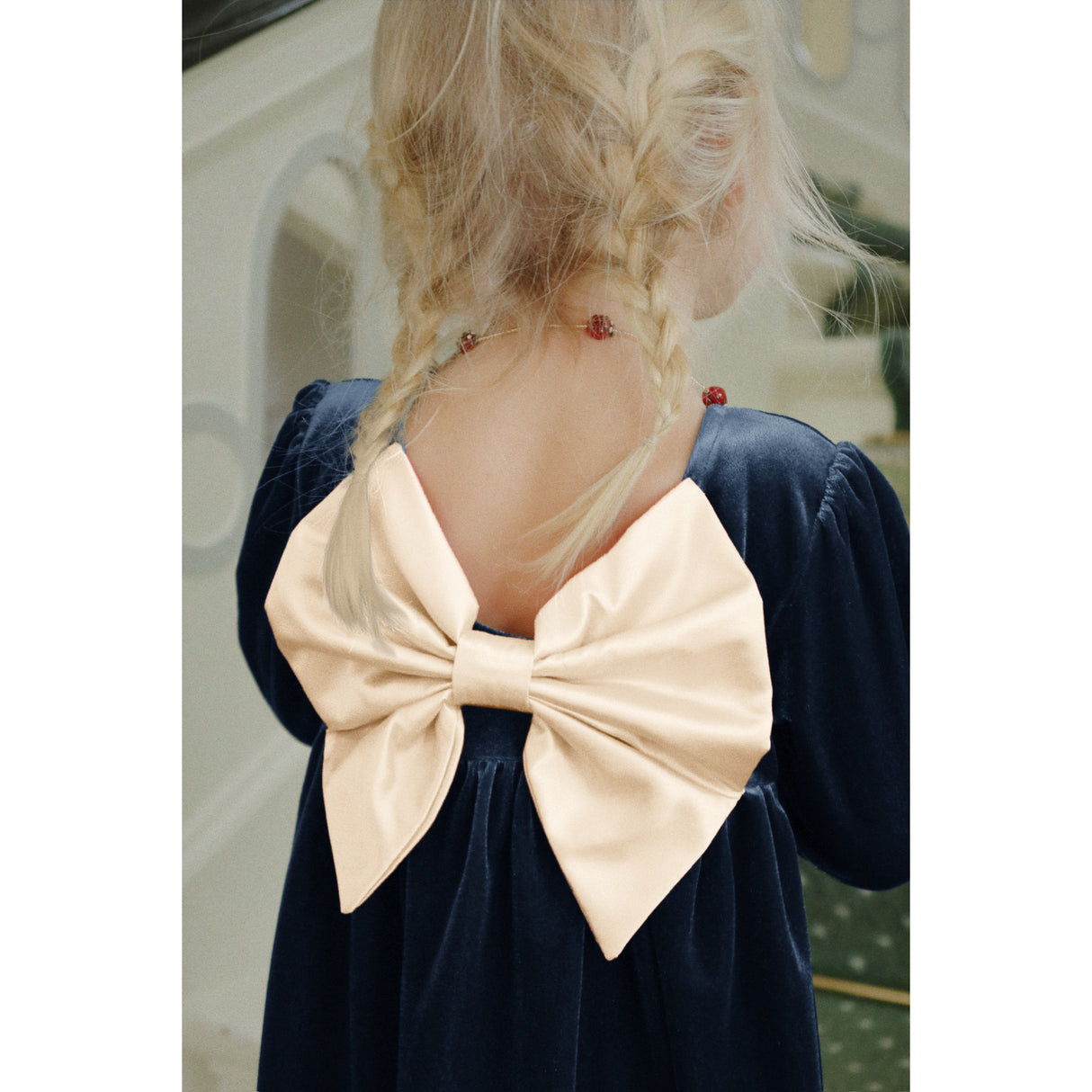 Konges Sløjd x Luksusbaby Navy Blazer Gia Sløjfe Kjole Grs