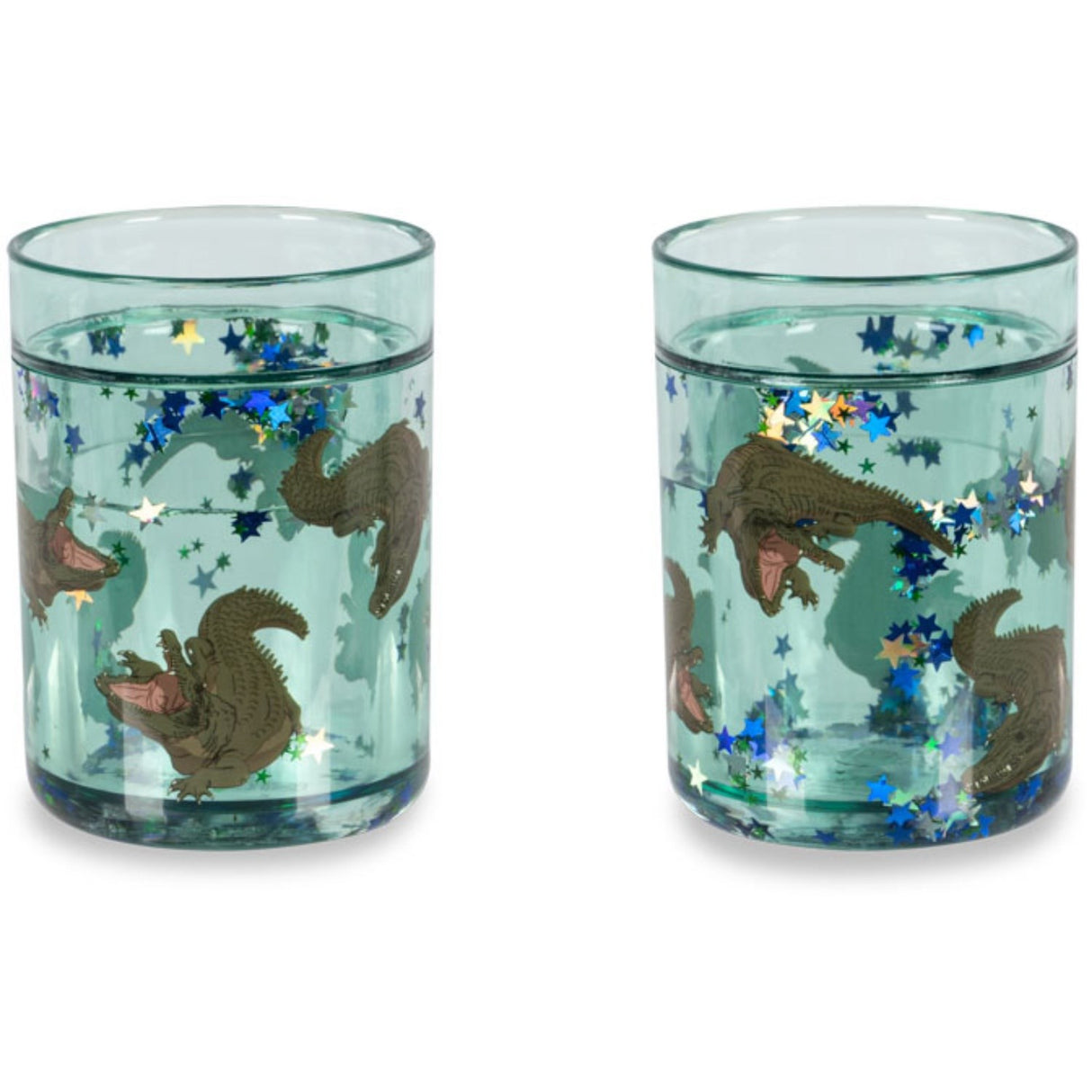 Konges Sløjd Crocodile 2 Pak Glitter Cups