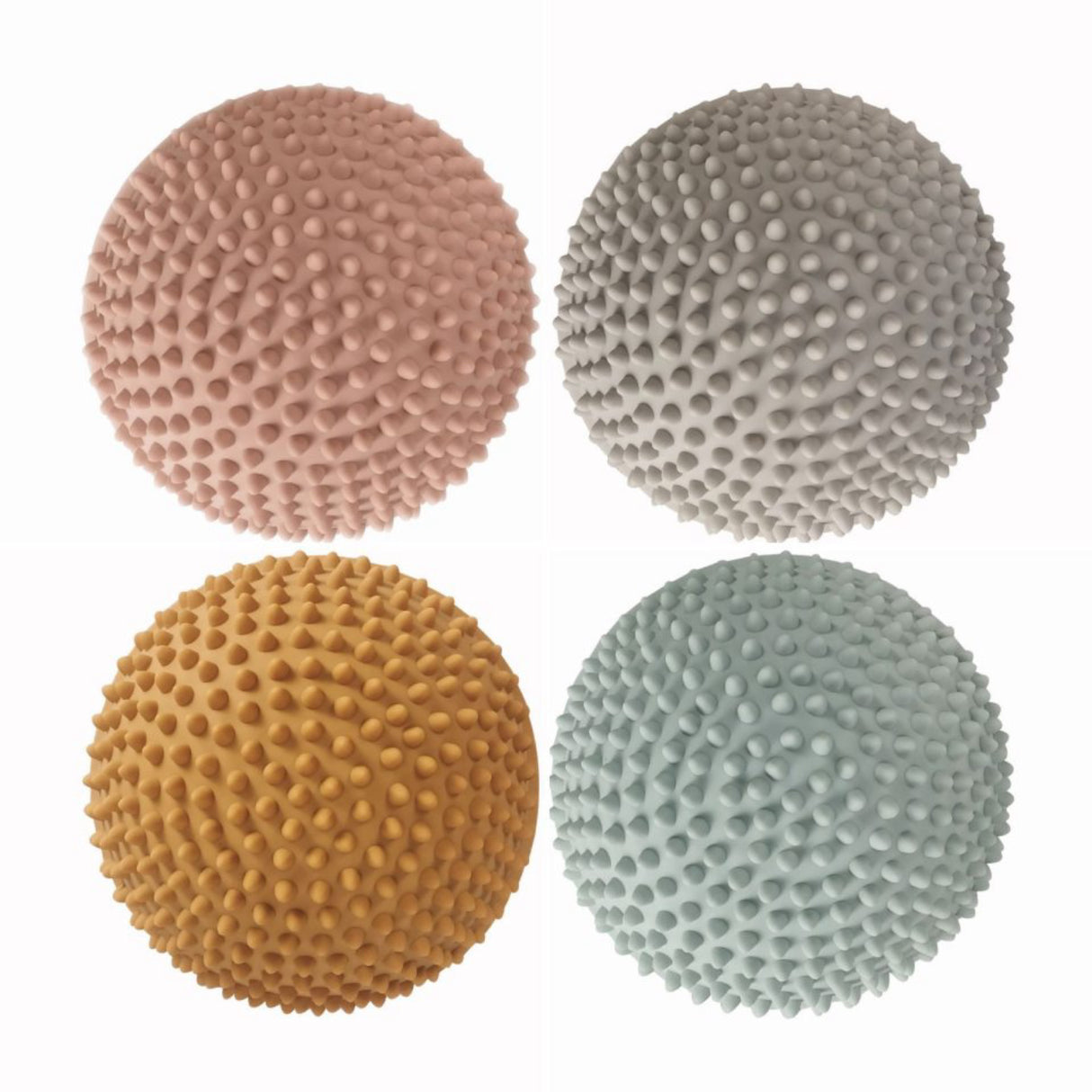 Find that Hippo Sanse-Sten - Sæt Med 4 Stk., Model Sunrise