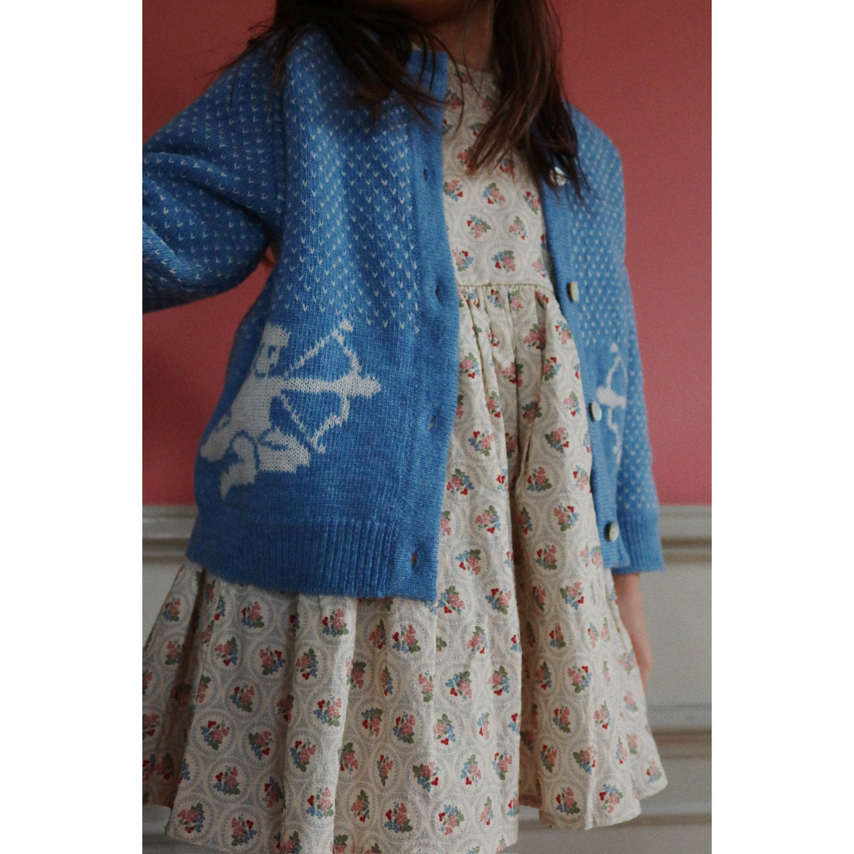 Konges Sløjd Verona Blues Cianna Ls Sløjfe Kjole Gots