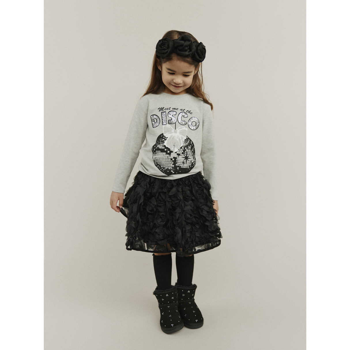 Sofie Schnoor Grey Melange PenillaSK Bluse