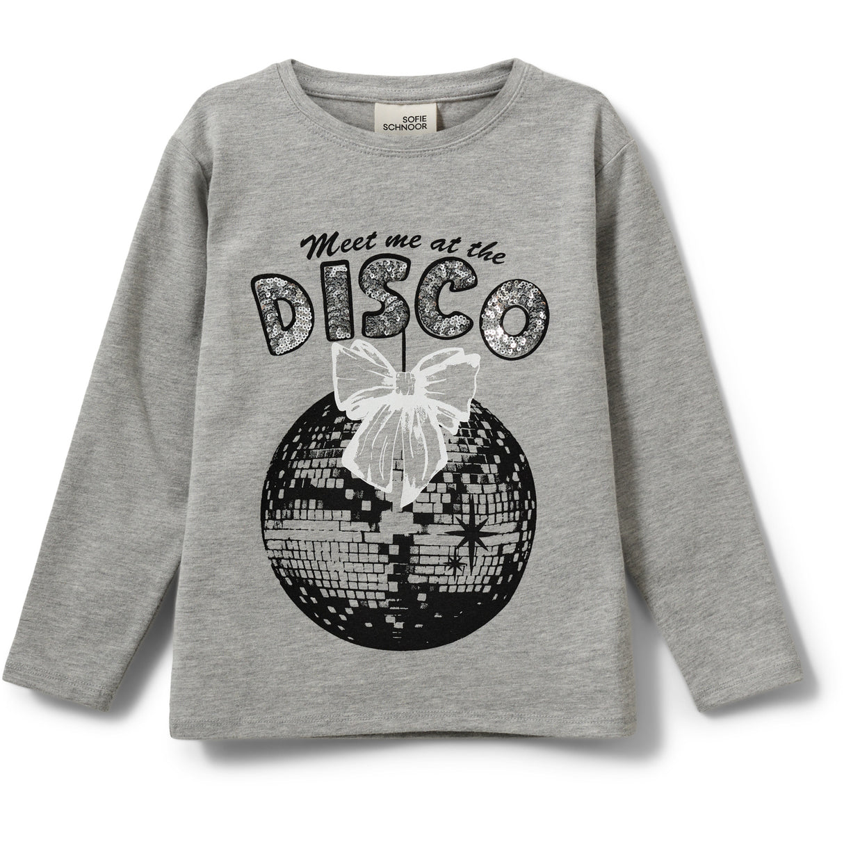 Sofie Schnoor Grey Melange PenillaSK Bluse