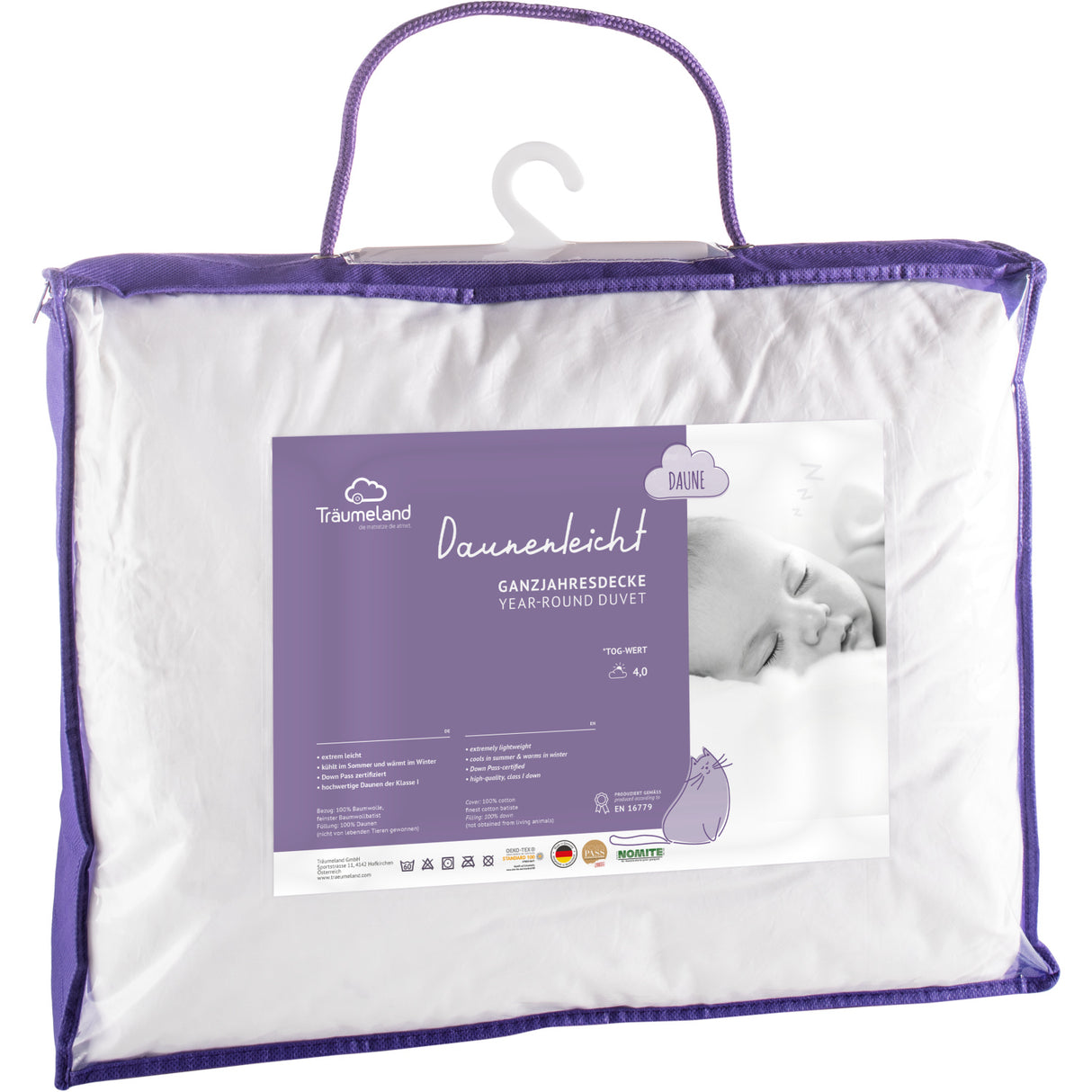 Träumeland White Dyne Daunenleicht