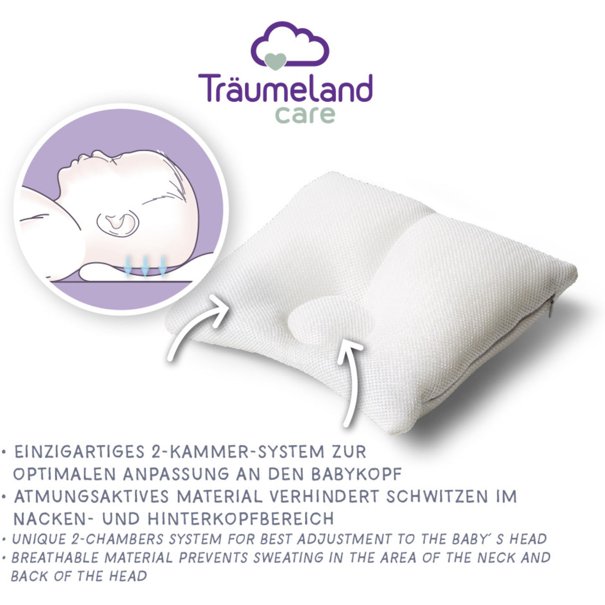 Träumeland White Pude Carefor Maxi (6-18 mdr)