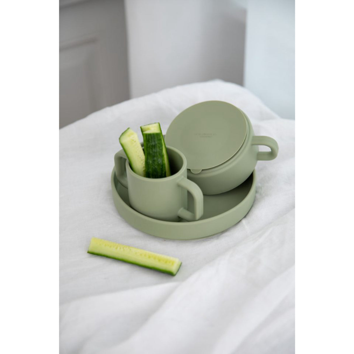 Everleigh & Me Olive Spisesæt