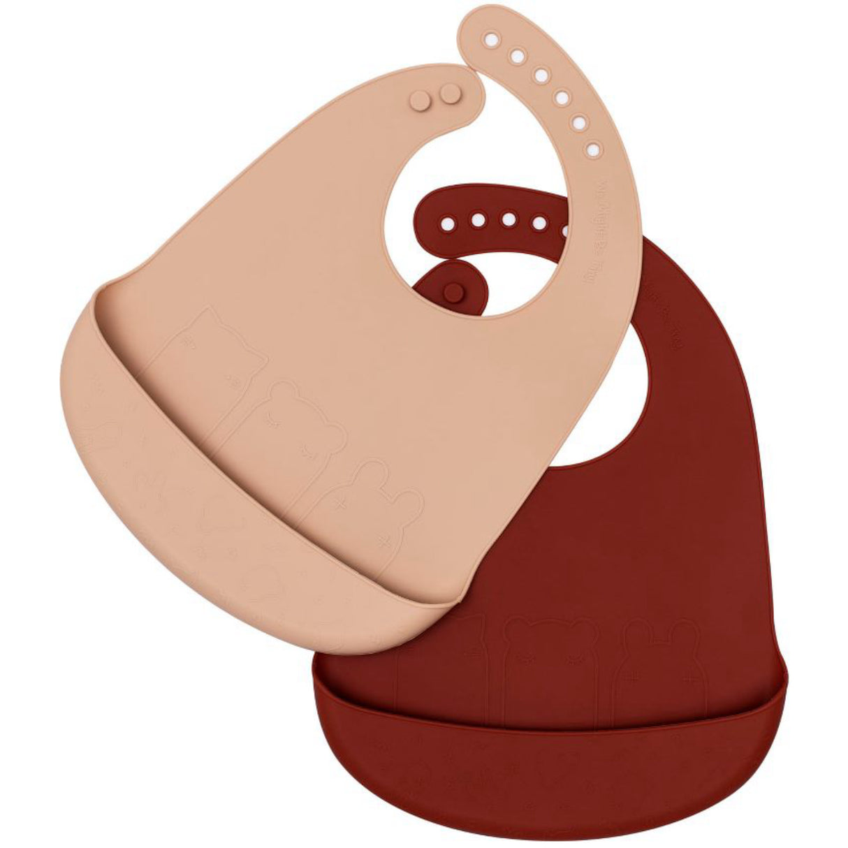 We Might Be Tiny Rust & Beige 2-Pak Hagesmække