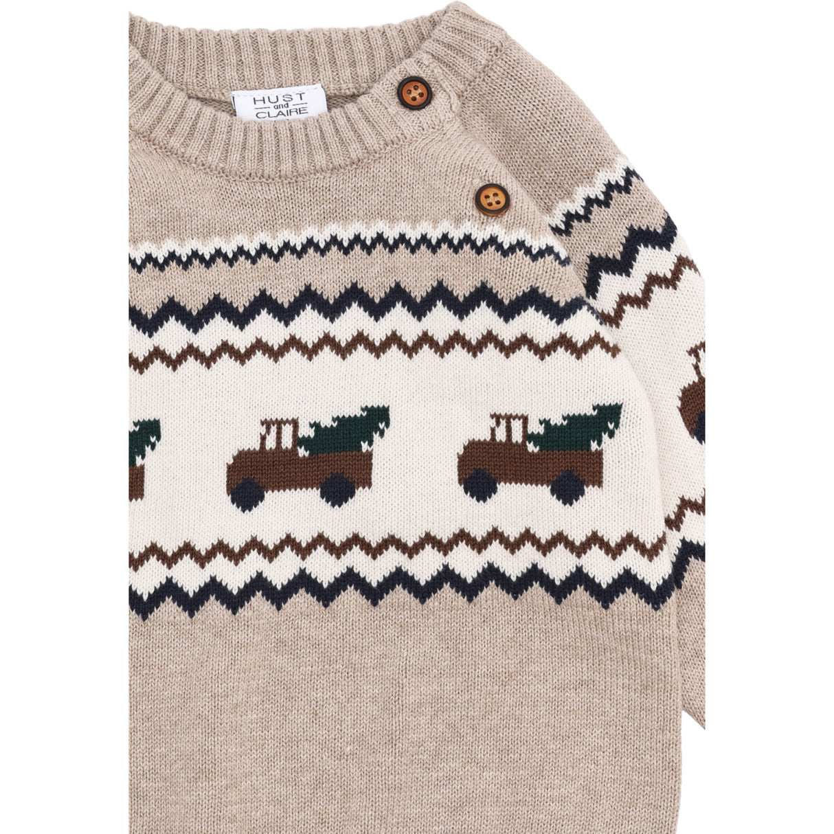 Hust & Claire Beige Melange Perry Lastbil