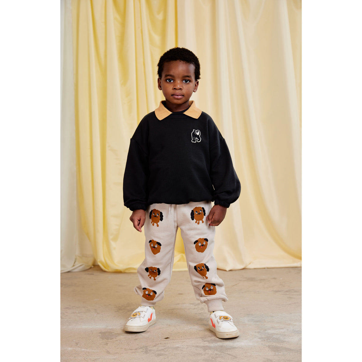 Mini Rodini Black Panther Patch Krave Sweatshirt
