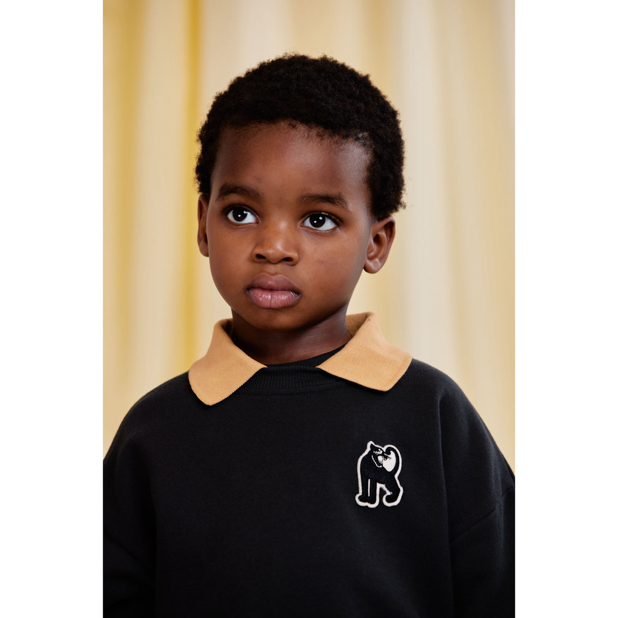 Mini Rodini Black Panther Patch Krave Sweatshirt