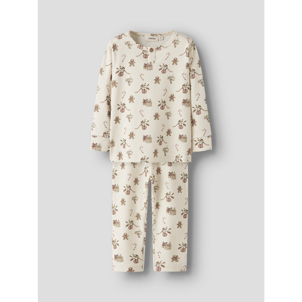 Lil’Atelier Jule Nattøj sæt Turtledove Christmas GIT Ls