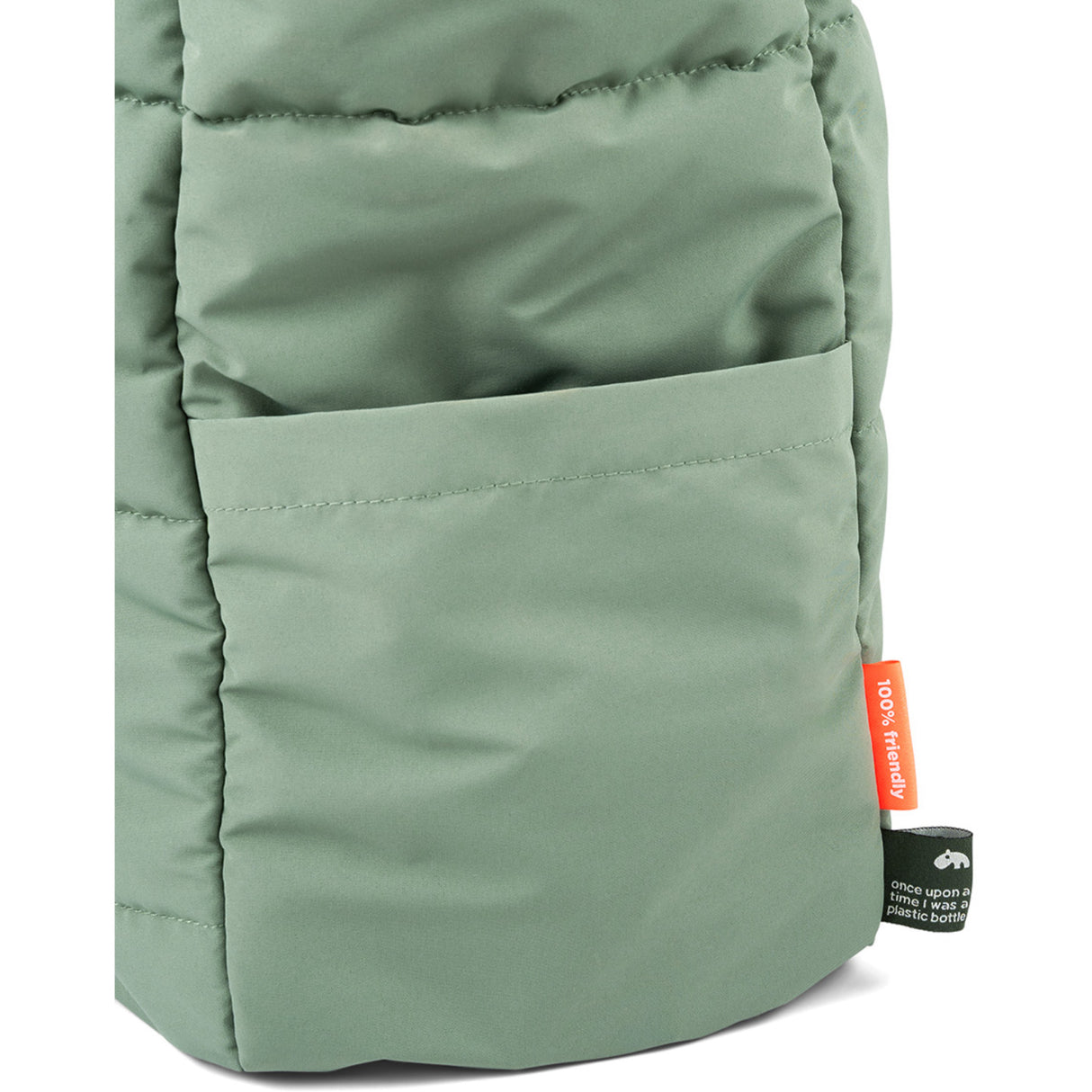 DonebyDeer Green Quiltet Pusle Tote Bag