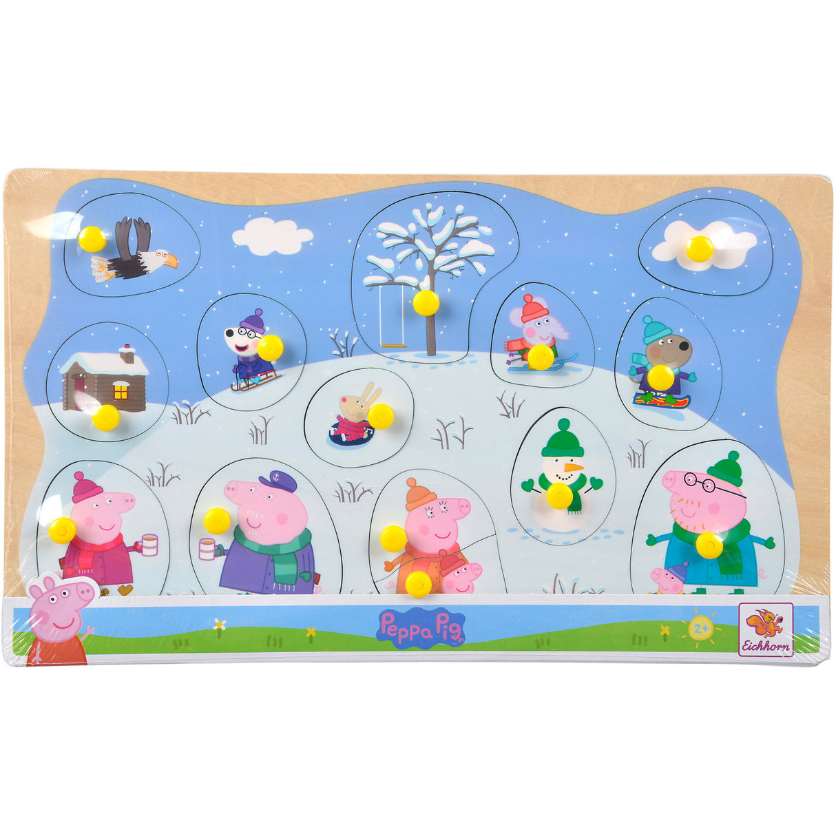 Simba Toys Gurli Gris Knoppuslespil 4 ass.