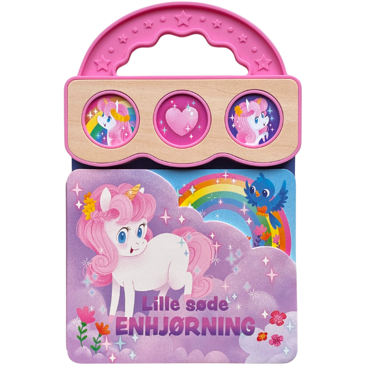 Forlaget Tukan Papbog Med Håndtag: Lille Søde Enhjørning