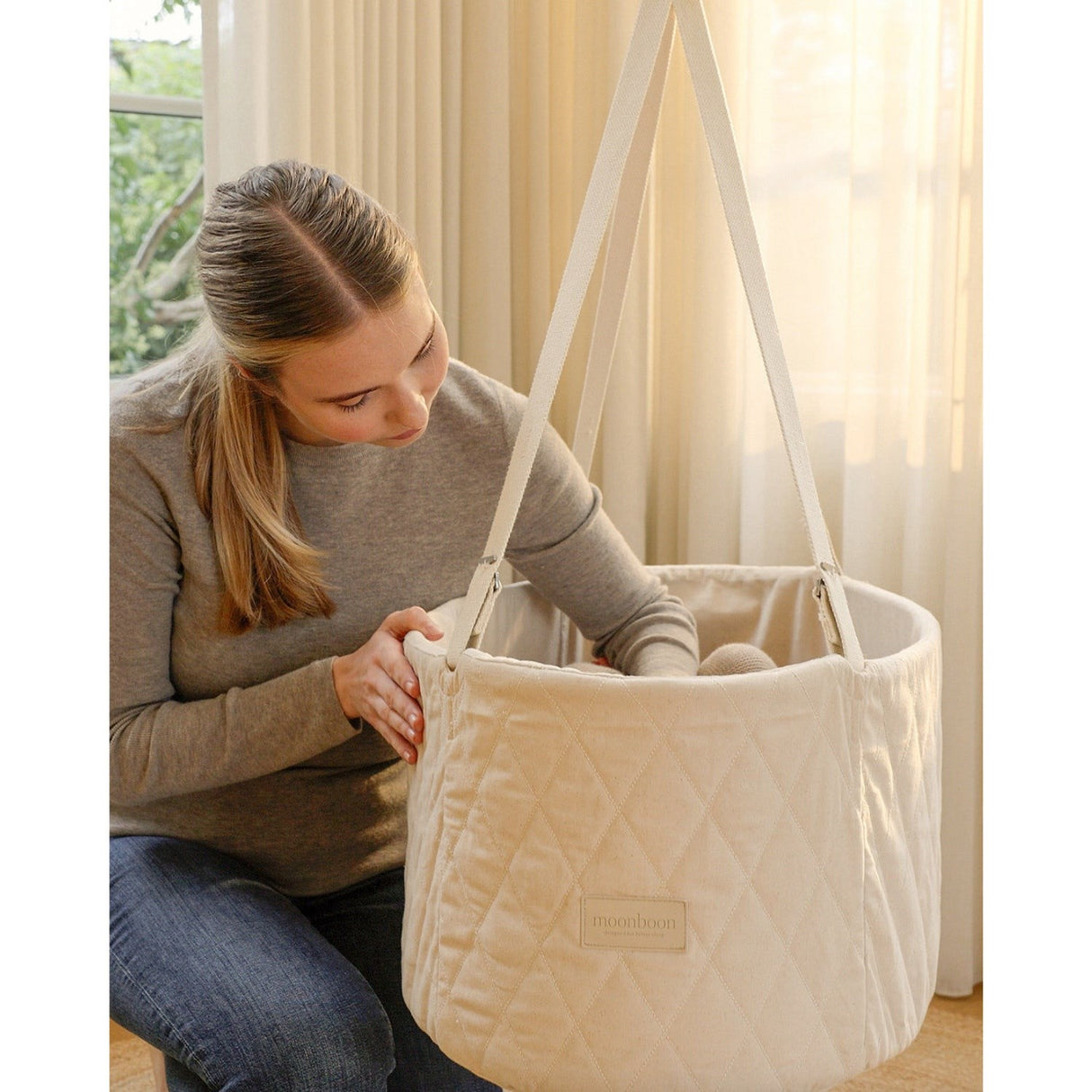 Moonboon Nature Essential Bundle - Oval Vugge