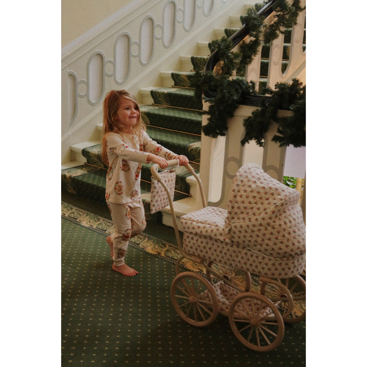 Konges Sløjd Verona Blues Minnie Dukke Klapvogn