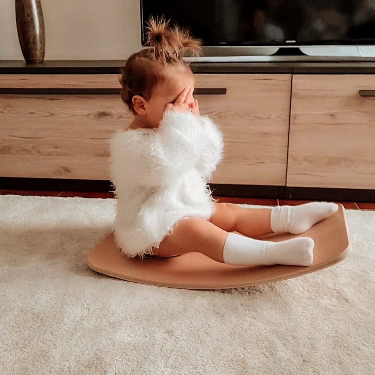 Curve Lab Tiffanys Blue Little Arc Small Balance Board Felt