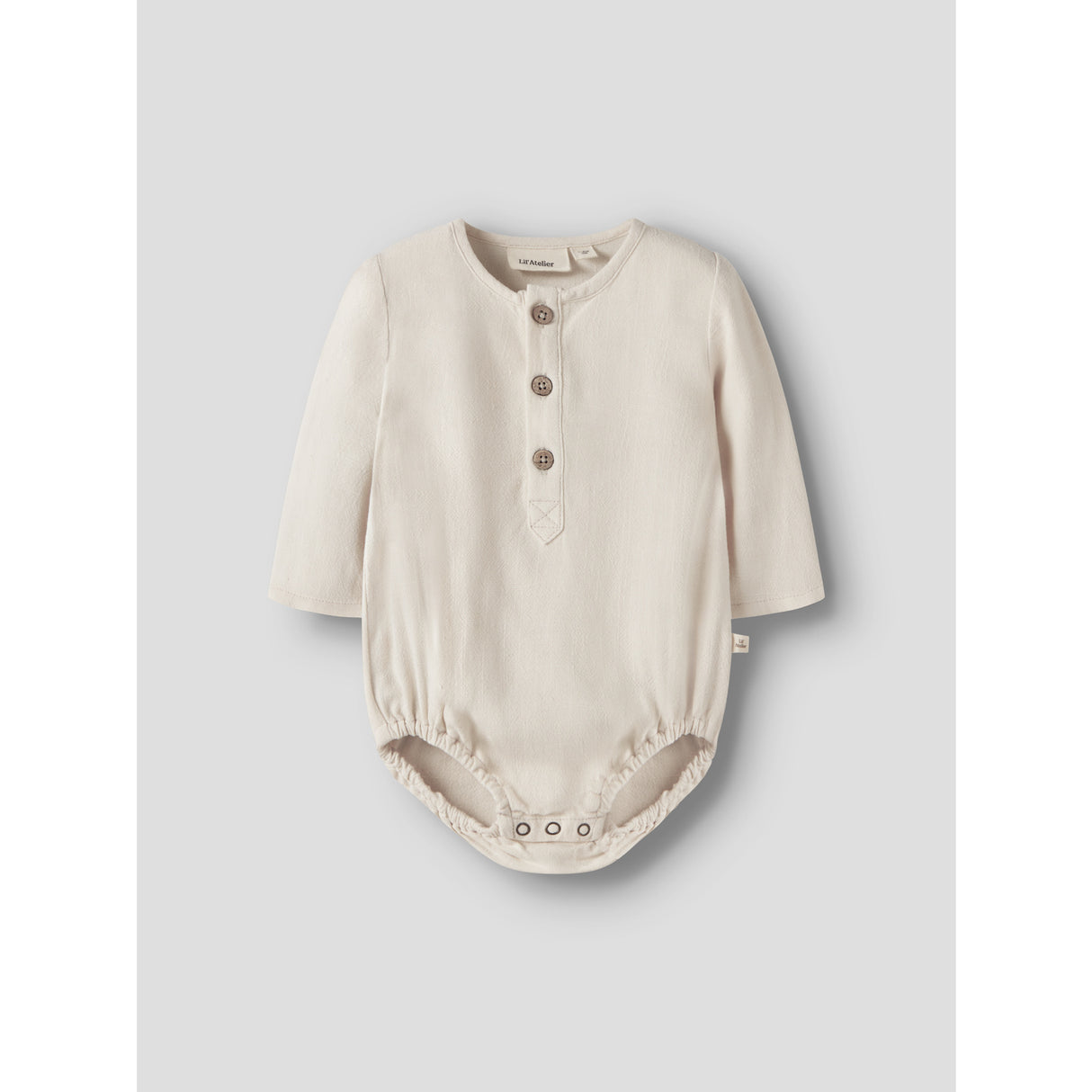 Lil'Atelier Coconut Milk Nbmfreddie Ls Loose Body Skjorte Lil
