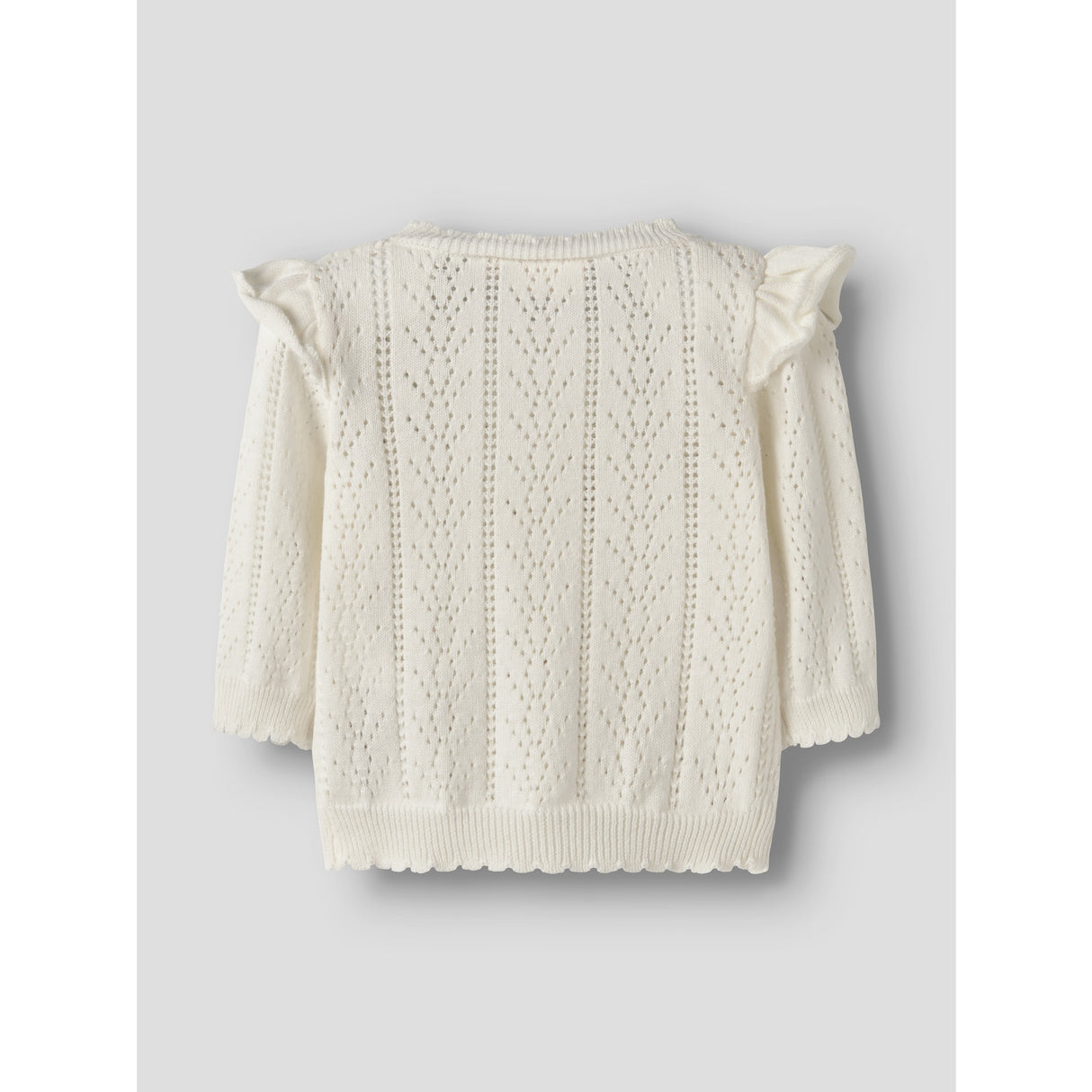 Lil'Atelier Coconut Milk Nbfjela Ls Strik Card Lil