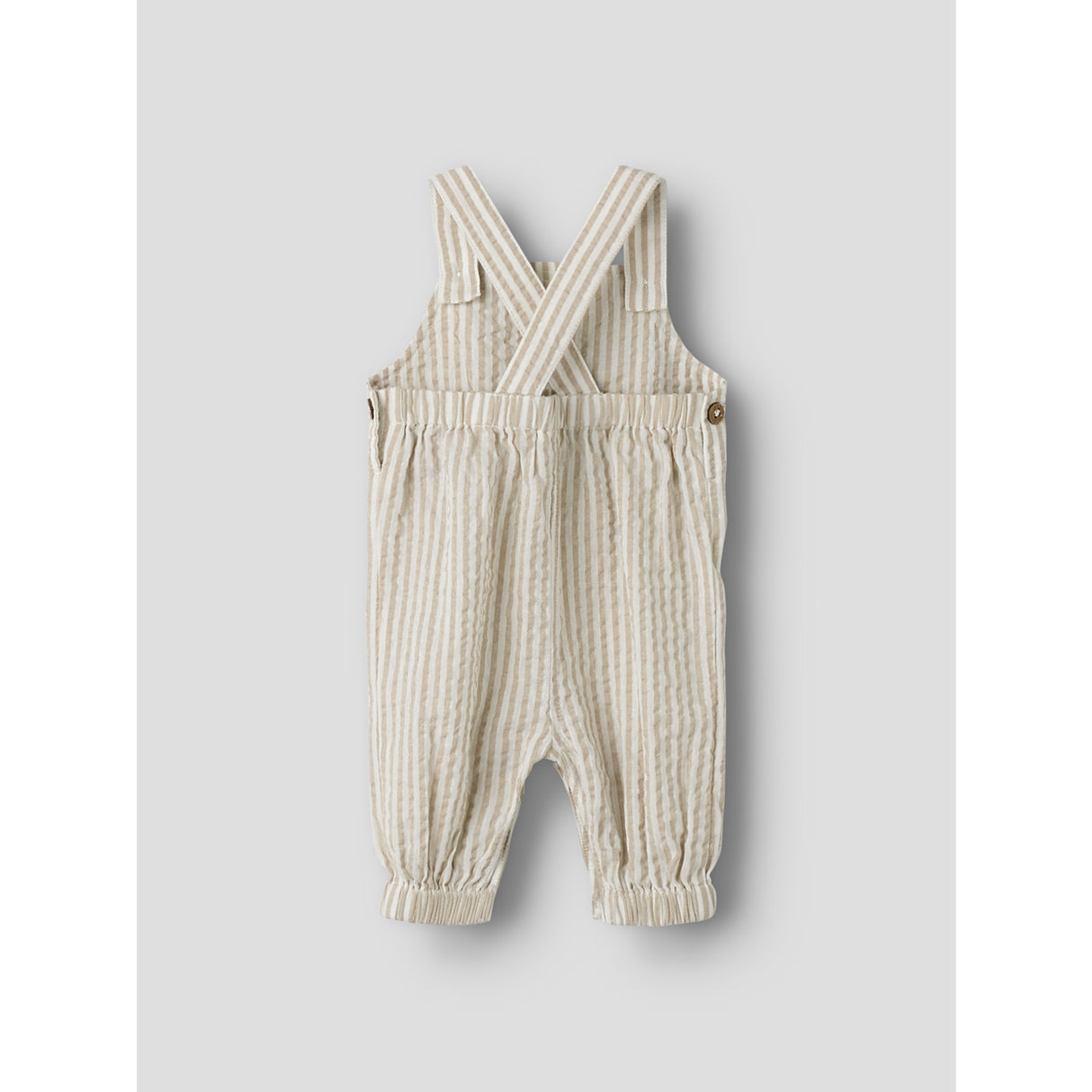 Lil'Atelier Coconut Milk Feather Gray Nbmfausto Loose Overall Lil