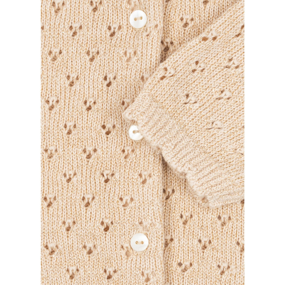 Konges Sløjd Buttercream Holiday Strik Cardigan