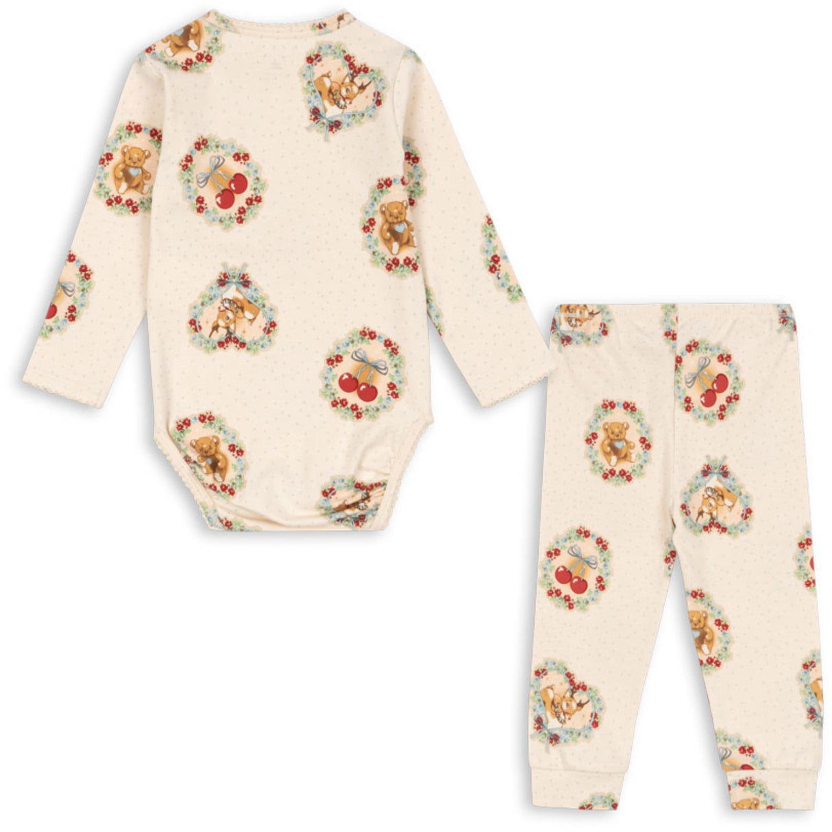 Konges Sløjd Basic Body/Pants Sæt Deer Diary GOTS