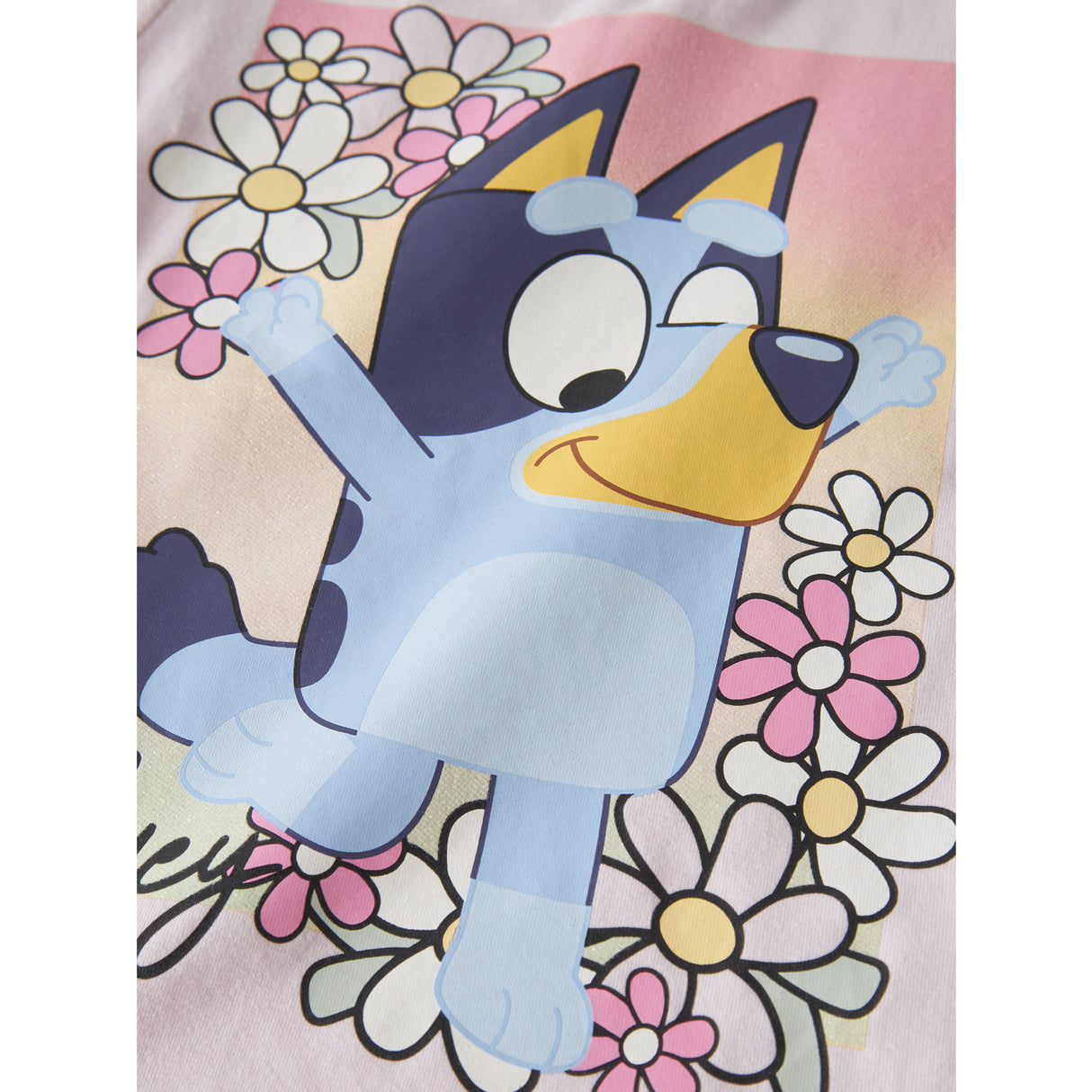 Name It Cradle Pink Nmfmaka Bluey Ss Top Sky