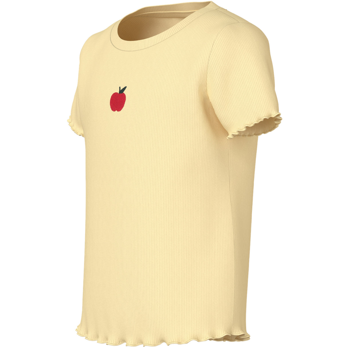 Name It Double Cream Apples Embroidery Nmfvivemma Ss Slim Top