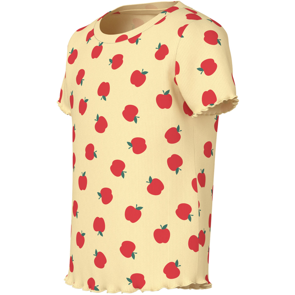 Name It Double Cream Apples Nmfvemma Aop Ss Slim Top