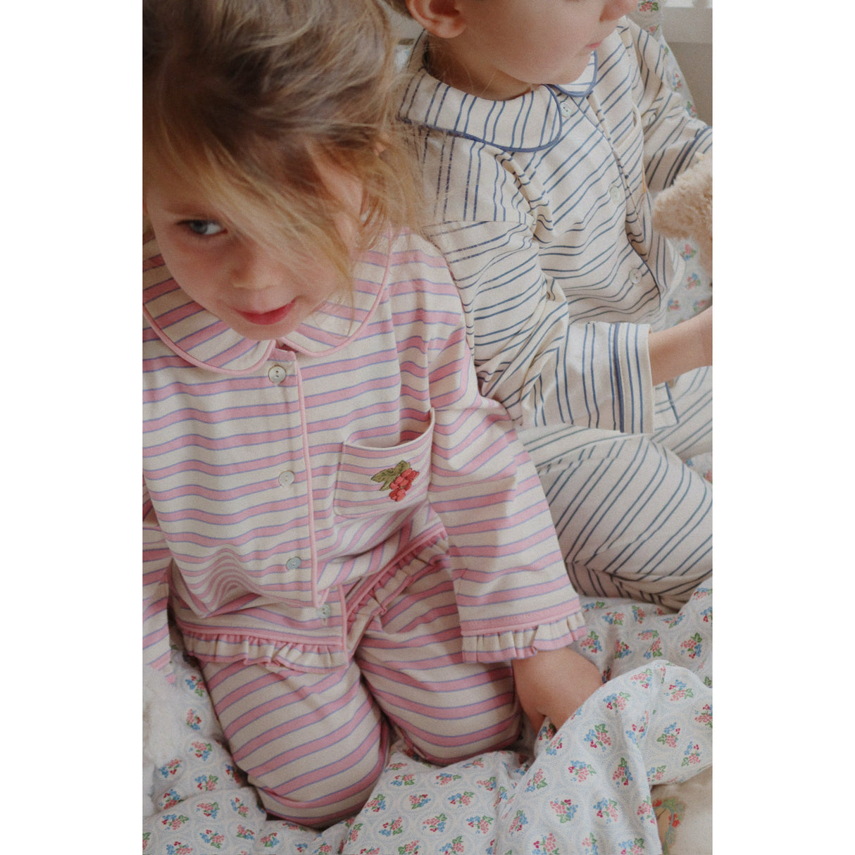 Konges Sløjd Lolly Stripe Pio Flæse Sæt Gots